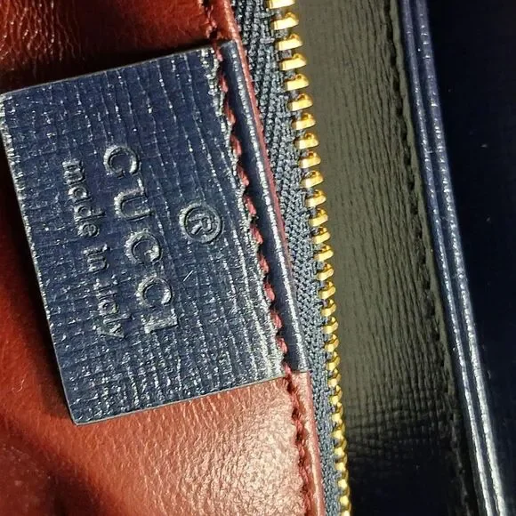 Gucci Horsebit 1955 Striped Shoulder Bag in Multicolor Velvet - Picture 6 of 8